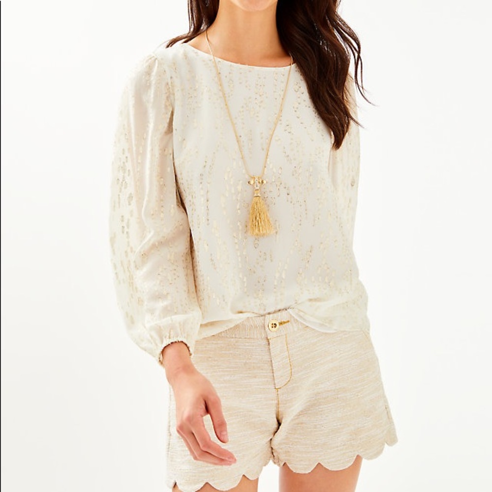 Lilly Pulitzer Silk Miriam Top